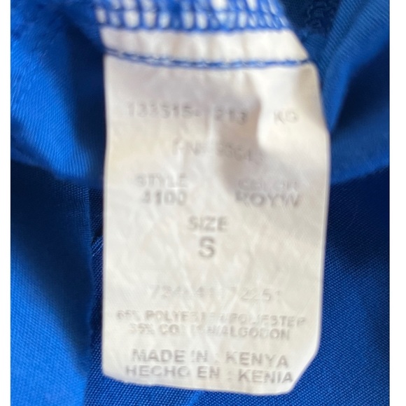 Cherokee Women’s Royal Blue Scrub Pants Size Small - Picture 3 of 6